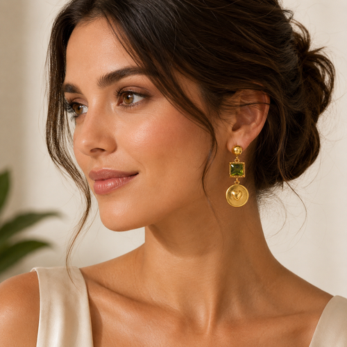 Emerald Soul Earring