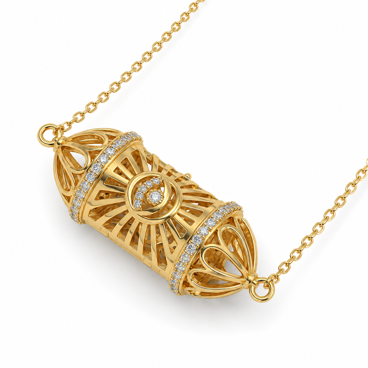 Oro cage Necklace