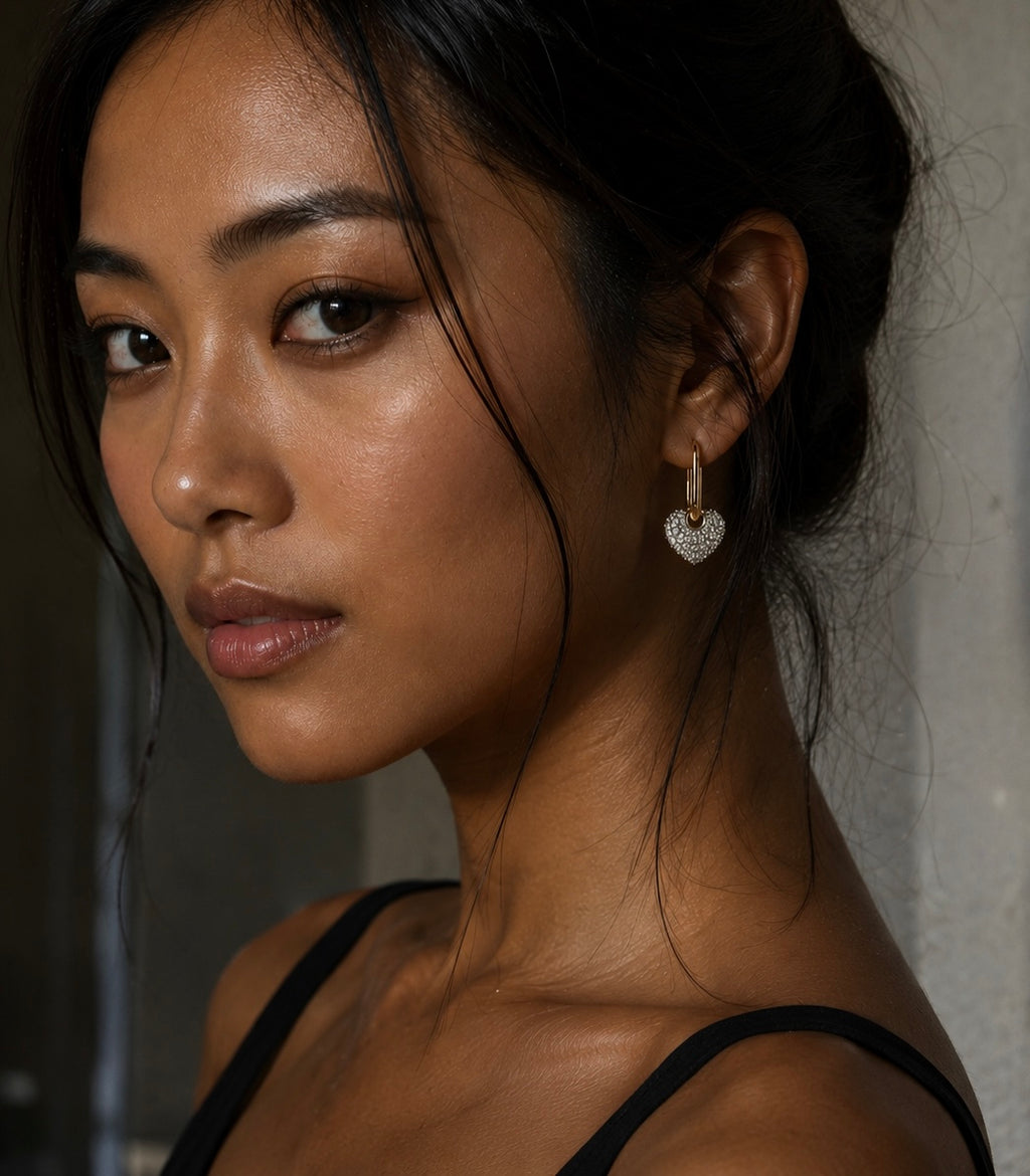 Soft Heart Earrings