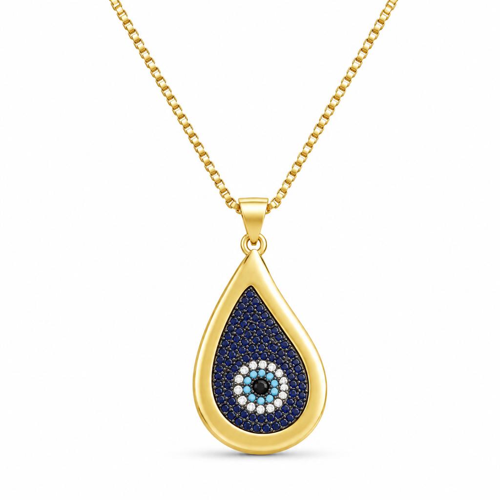 Nazar Drop Necklace