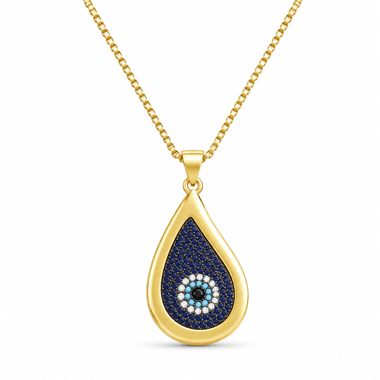 Nazar Drop Necklace