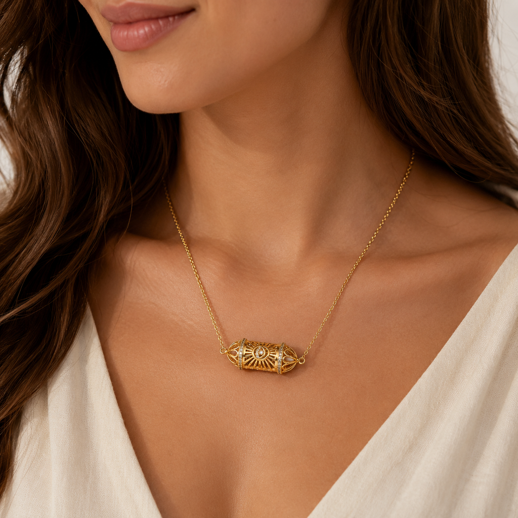 Oro cage Necklace