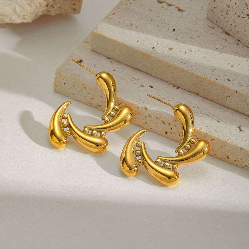 Wave Twist Earrings
