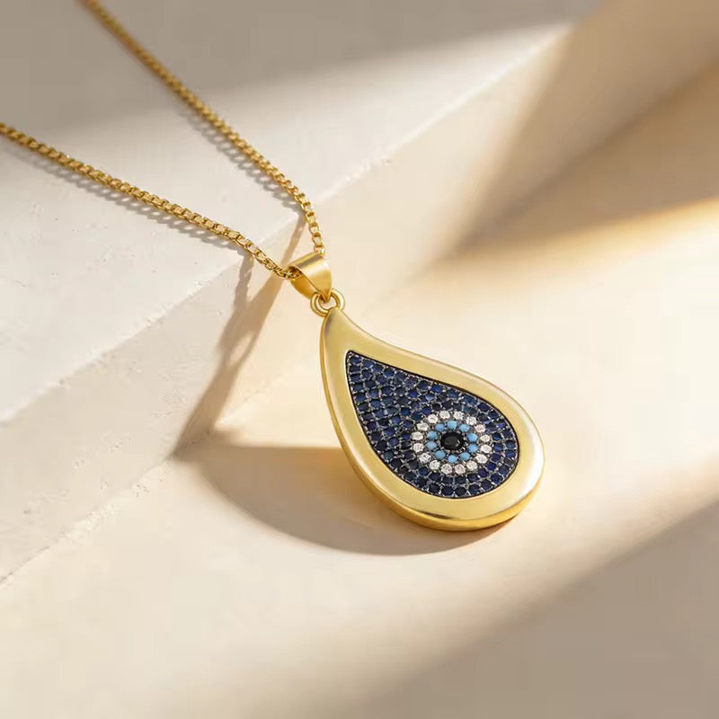 Nazar Drop Necklace