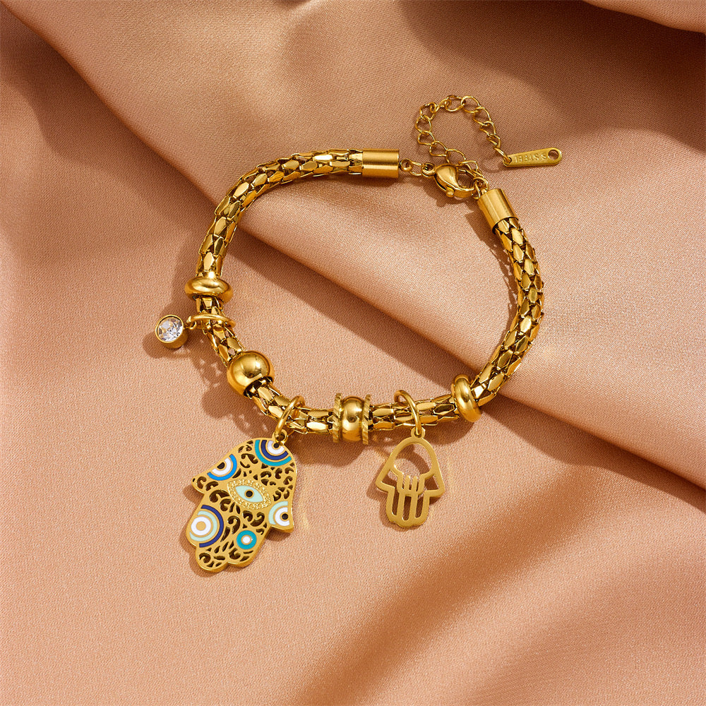Evil eye bracelet