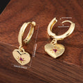 Little heart earring
