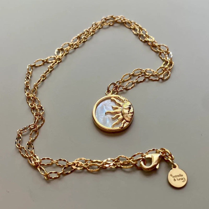 Solar glow necklace